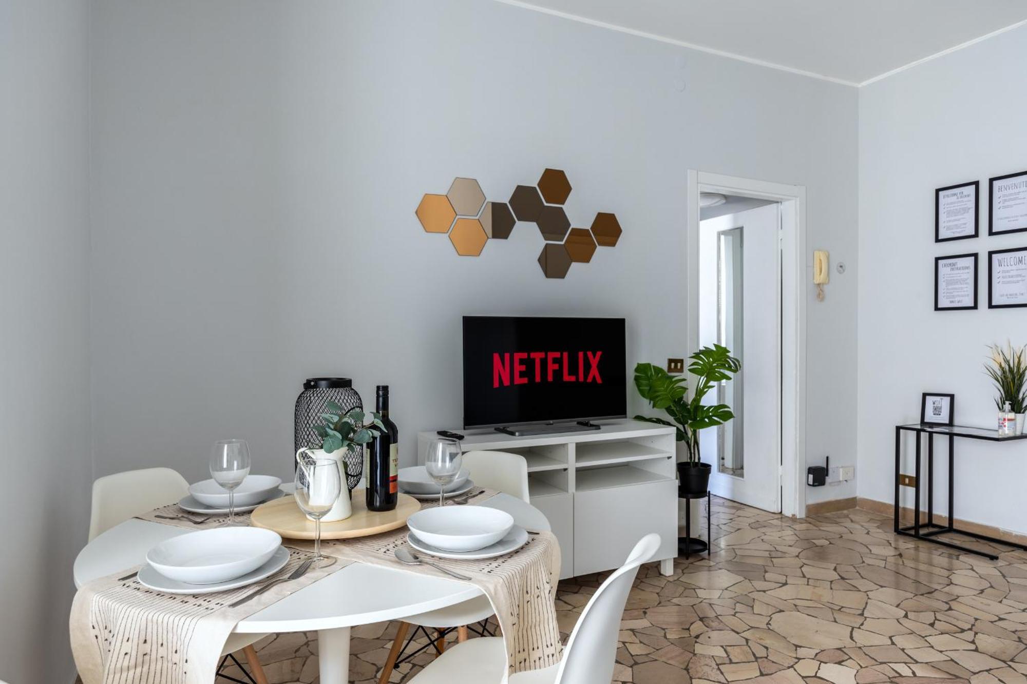 8 Min Dalla Metro Casa Elegante Con Netflix E Wifi Mailand Exterior foto